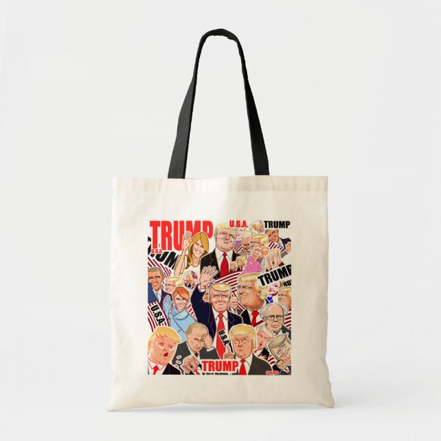 Bolsa Tote Donald Trump.45th President of the U.S.A. (Frente)