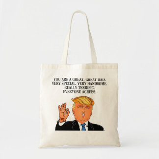 Bolsa Tote Donald Trump - aniversário óptimo do dia dos pais