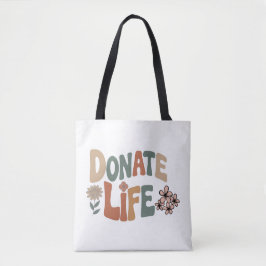 Bolsa Tote Donate Life BoHo Awareness
