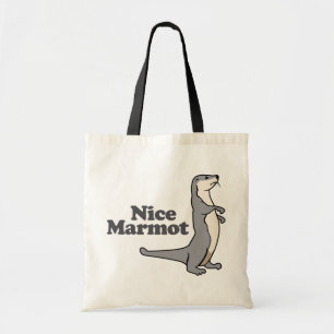 Bolsa Tote Doninha agradável da marmota