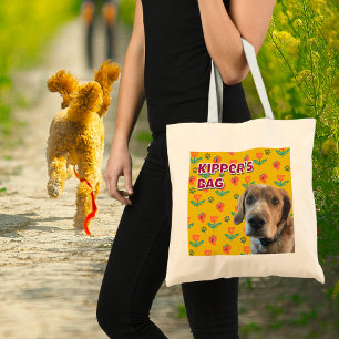 Bolsa Tote Dono Personalizado De Cachorro Divertido - Foto Pe