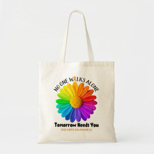 Bolsa Tote Dons de Fita do Mês de Consciência do CRPS RSD