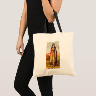 Bolsa Tote Donzela Indígena Mais Bonita do Buffalo Bill 1880