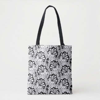 Bolsa Tote Doodle 2 do teste padrão de flor