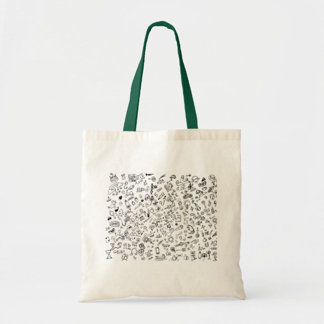Bolsa Tote doodle bag (Frente)