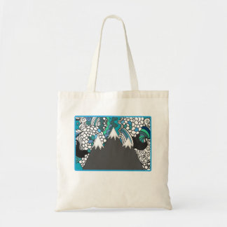 Bolsa Tote Doodle da montanha