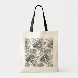 Bolsa Tote Doodle das medusas