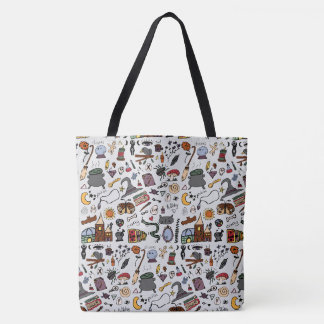 Bolsa Tote Doodle Mágico em Cor