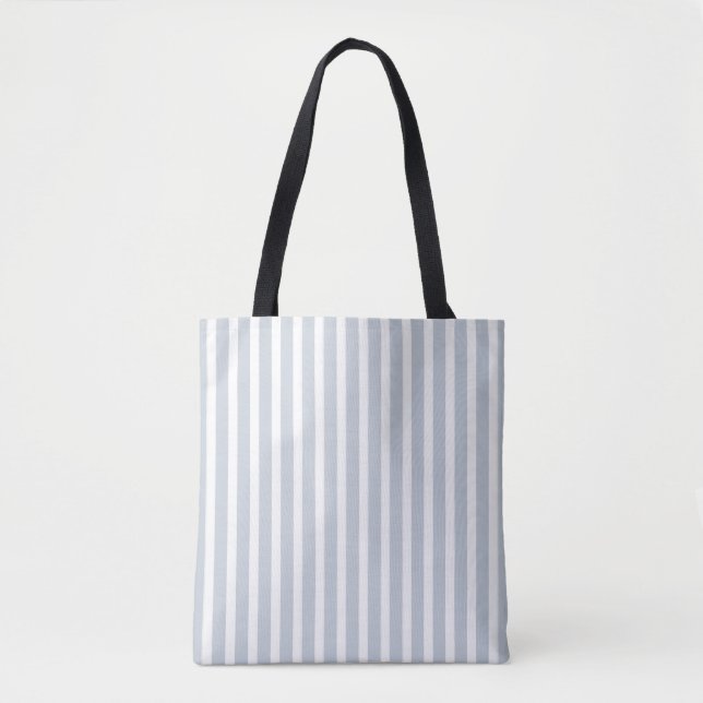 Bolsa Tote Dor simples de dois lados em listras e gaiolas (Frente)