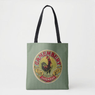 Bolsa Tote Dos fazendeiros franceses do galo do vintage o