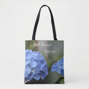 Bolsa Tote Dos melhores amigos Hydrangeas para sempre