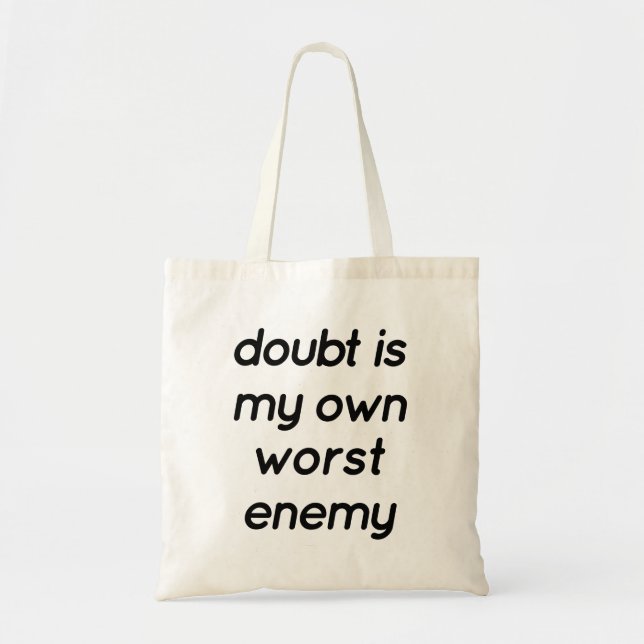 Bolsa Tote Doubt Tote Bag (Frente)