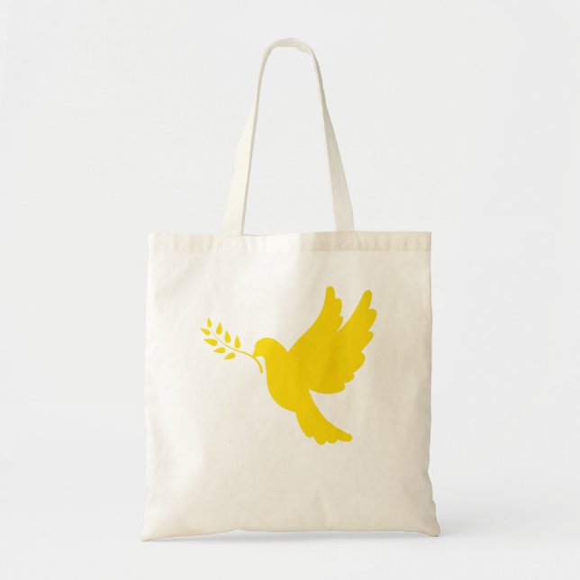 Bolsa Tote Dourada Doença da Ucrânia (Frente)