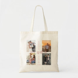 Bolsa Tote Dourado Ainda Renovamos a Colagem de Fotos do Vows