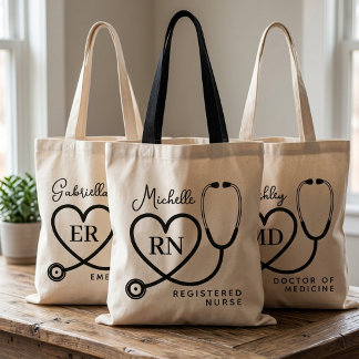 Bolsa Tote Doutor | Formatura de Enfermeira Registrada Person