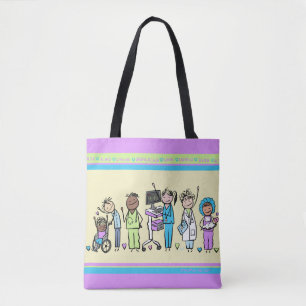 Bolsa Tote Doutor sacola da enfermeira