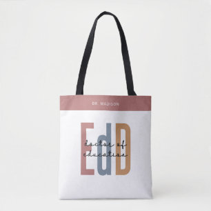 Bolsa Tote Doutorado Personalizado Em Educação