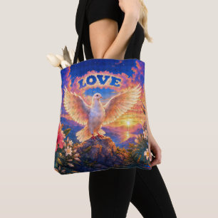 Bolsa Tote Dove   Amor Acima de Tudo