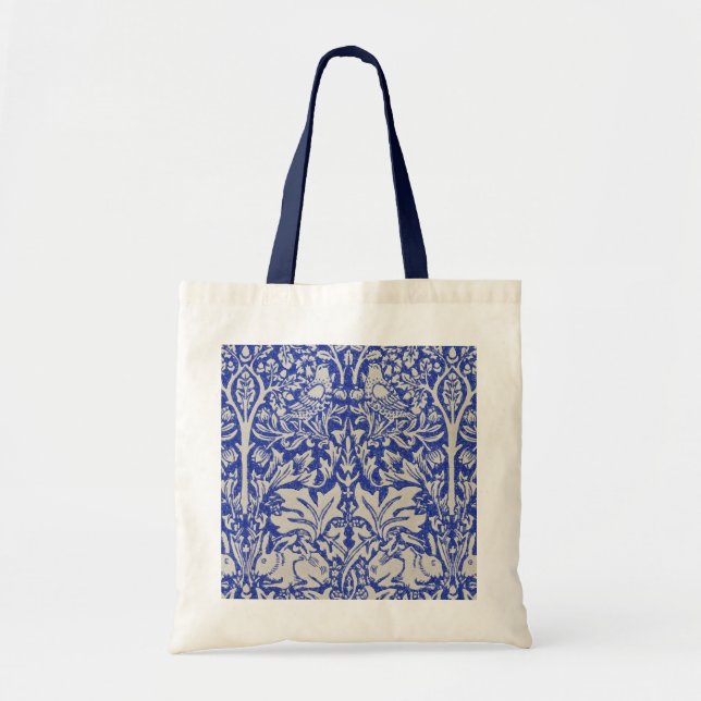 Bolsa Tote Dove e Coelho, William Morris (Frente)