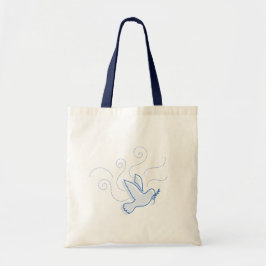 Bolsa Tote Dove of Peace. Paz.