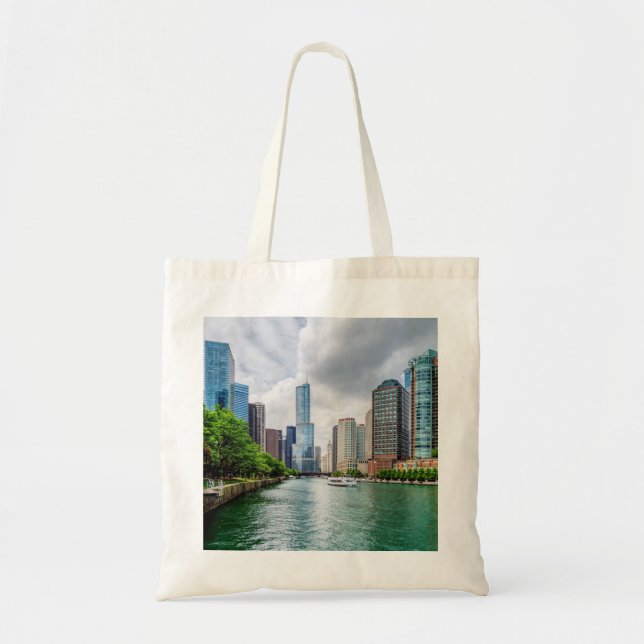 Bolsa Tote Down Chicago River (Frente)