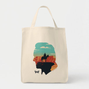 Bolsa Tote Dr. Ford Silhueta Homem de Westworld no preto
