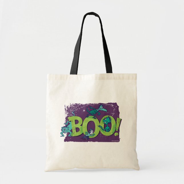 Bolsa Tote Dr. Seuss | BOO! Gráfico de Halloween (Frente)