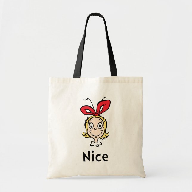 Bolsa Tote Dr. Seuss | Cindy-Lou, Nice (Frente)