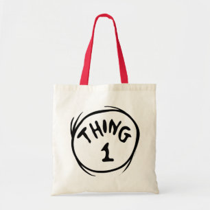 Bolsa Tote Dr. Seuss   Coisa 1 Coisa 2 - Coisa 1