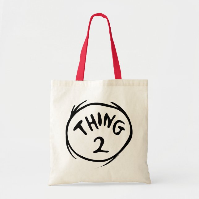 Bolsa Tote Dr. Seuss | Coisa Um Coisa Dois - Coisa Dois (Frente)