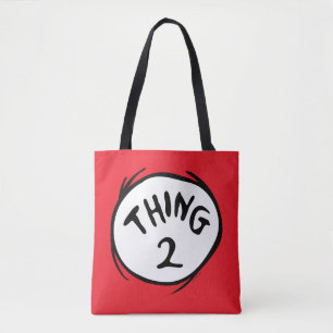 Bolsa Tote Dr. Seuss Coisa Um Coisa Dois - Coisa Dois