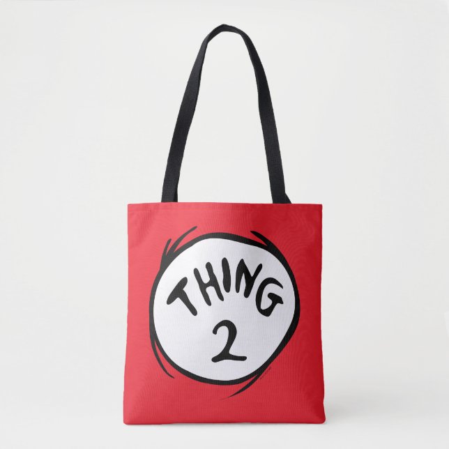 Bolsa Tote Dr. Seuss | Coisa Um Coisa Dois - Coisa Dois (Frente)