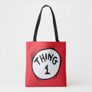 Bolsa Tote Dr. Seuss Coisa Um Coisa Dois - Coisa Um