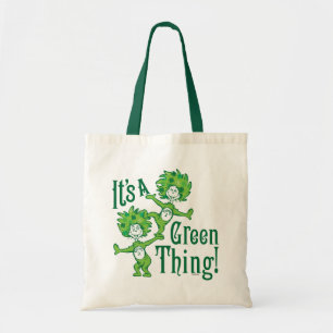 Bolsa Tote Dr. Seuss É uma Coisa Verde!