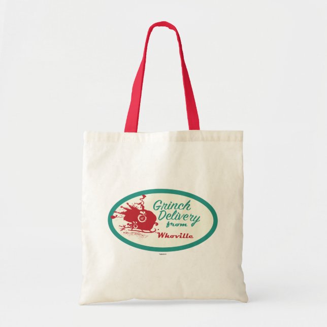 Bolsa Tote Dr. Seuss | Entrega do Grinch de Quem-ville (Frente)