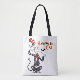 Bolsa Tote Dr. Seuss Gato de Halloween no Chapéu