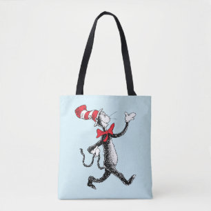 Bolsa Tote Dr. Seuss Gato na Marcha do Chapéu
