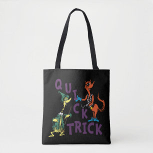 Bolsa Tote Dr. Seuss Gráfico de Halloween do Truque Rápido