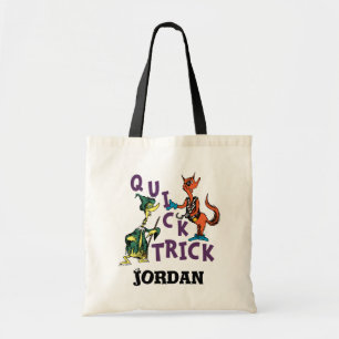 Bolsa Tote Dr. Seuss Gráfico de Halloween do Truque Rápido