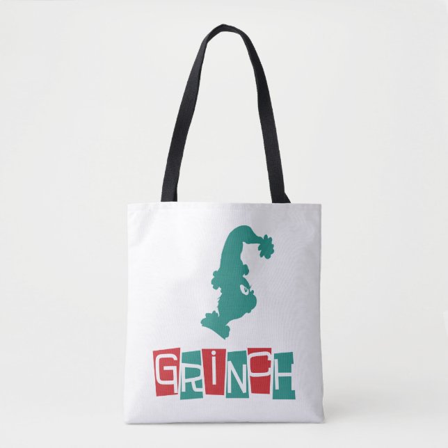 Bolsa Tote Dr. Seuss | Grinch - Vermelho & Verde (Frente)