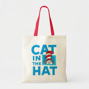 Bolsa Tote Dr. Seuss Logotipo do Gato no Chapéu
