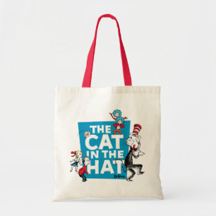 Bolsa Tote Dr. Seuss   Logotipo do Gato no Chapéu - Personage