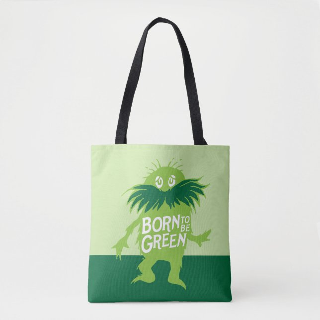 Bolsa Tote Dr. Seuss | Lorax - Nascido Para Ser Verde (Frente)