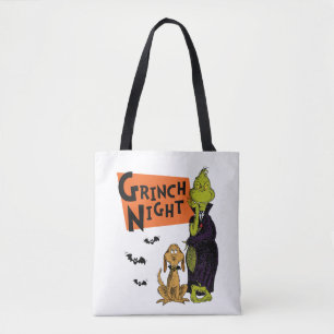 Bolsa Tote Dr. Seuss Noite Grinch do Halloween Gráfico