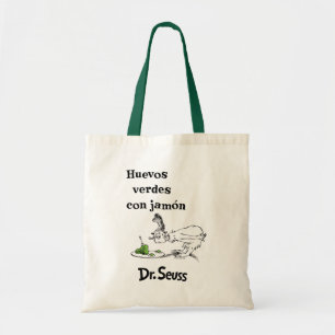 Bolsa Tote Dr. Seuss Ovos Verdes e Presunto em Espanhol