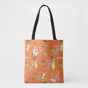 Bolsa Tote Dr. Seuss Ovos Verdes e Presunto Padrão de Persona