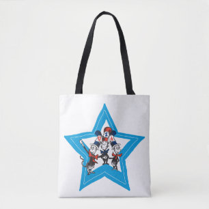 Bolsa Tote Dr. Seuss Pequenos Gatos EUA Chapéus Gráficos