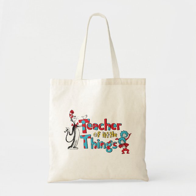 Bolsa Tote Dr. Seuss | Professor de pequenas coisas (Frente)