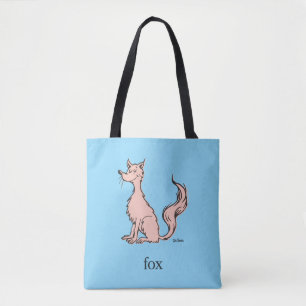 Bolsa Tote Dr. Seuss   Raposa Rosa