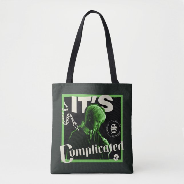 Bolsa Tote Draco Malfoy - "É complicado" (Frente)